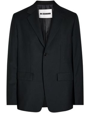 Jil Sander Wool Blazer - Black