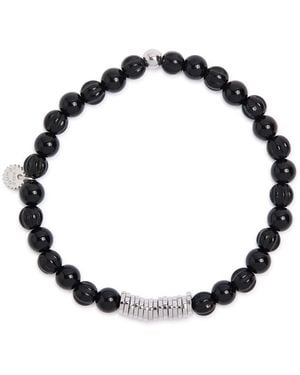 Tateossian Agate Beaded Bracelet - White