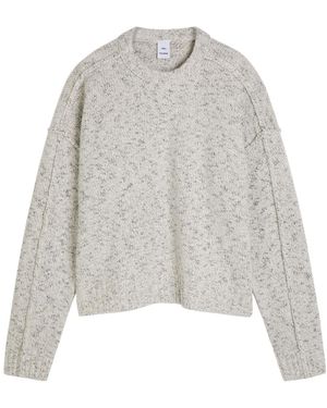 Won Hundred Bently Wool And Cotton-Blend Jumper - White