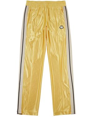 Moncler Genius 8 Moncler Palm Angels Satin-jersey Track Trousers - Yellow