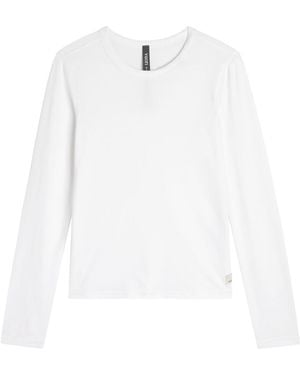 Vuori Lux Stretch-Jersey Top - White