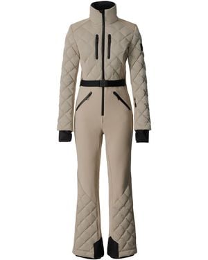 Mackage Inga Quilted Bonded Fleece Ski Suit - Natural