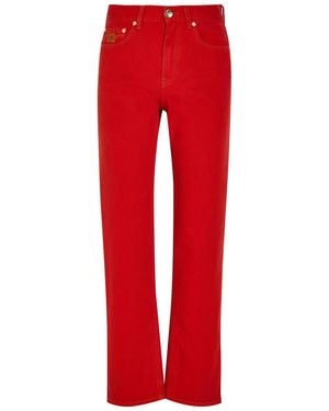 Blazé Milano Clapotis Paso Straight-Leg Jeans - Red