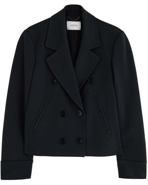 Dorothee Schumacher Emotional Essence Double-Breasted Jersey Blazer - Black