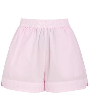 LMND Lemonade Chiara Cotton-Poplin Shorts - Pink
