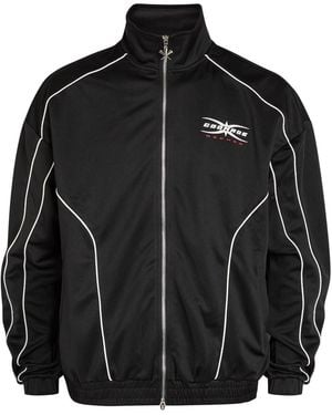 GODMADE Finish Line Logo Cotton Track Jacket - Black