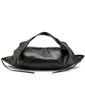 3.1 Phillip Lim Luna Leather Top Handle Bag - Black
