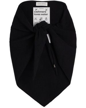 Extreme Cashmere N°150 Witch Cashmere-Blend Triangle Scarf - Black