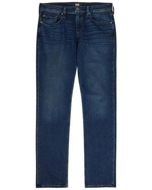 PAIGE Normandie Straight-Leg Jeans - Blue