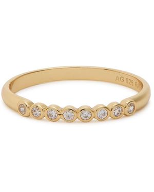 RAGBAG Odile Mini 18Kt-Plated Ring - White