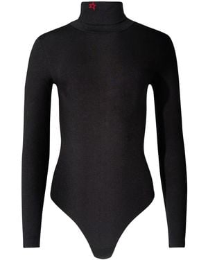 Perfect Moment High-Neck Bodysuit - Black