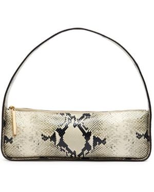KHAITE Lori Python-Effect Shoulder Bag - Metallic