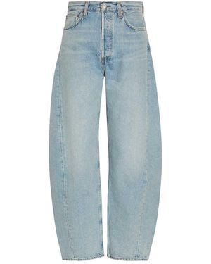 Agolde Luna Barrel-Leg Jeans - Blue