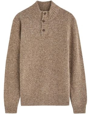 Polo Ralph Lauren Logo Wool-Blend Jumper - Brown