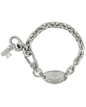 Vivienne Westwood Ovidia-Plated Bracelet - Metallic