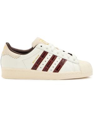 Wales Bonner Adidas X Superstar Leather Sneakers - White