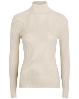 Varley Ravena Ribbed Knit Top - Natural