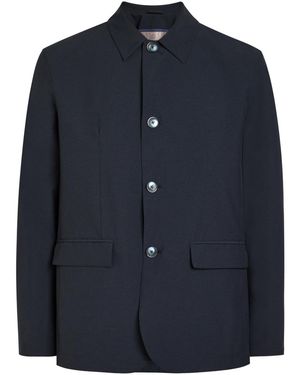 Herno Woven Jacket - Blue