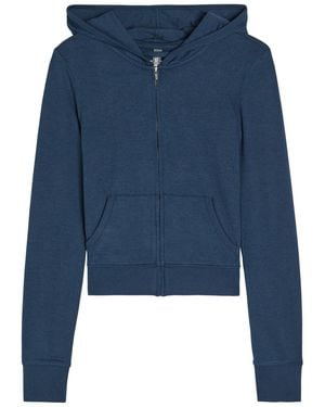 Vuori Halo Mini Hooded Jersey Sweatshirt - Blue