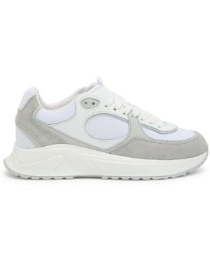 Cleens Onesixty Panelled Mesh Trainers - White