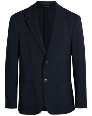 Sunspel Piqué Wool-Blend Blazer - Blue