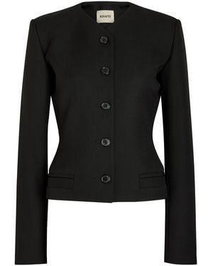 KHAITE Nara Wool Jacket - Black