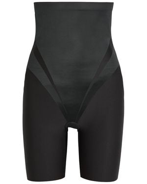 Spanx Transform Sculpting High-Waist Shorts - Gray