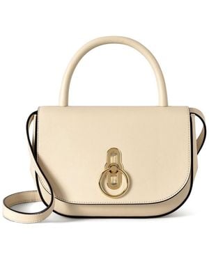 Mulberry Amberley Smooth Leather Cross-Body Bag - Natural