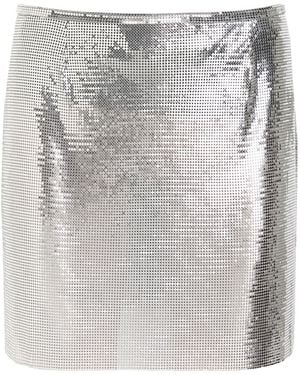 Rabanne Chainmail Mini Skirt - Grey