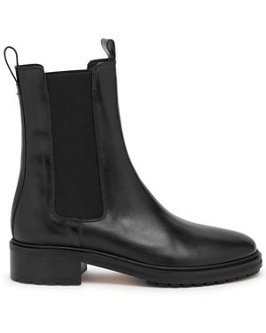 Aeyde Jack Leather Chelsea Boots - Black