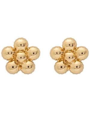 Marc Jacobs Daisy Balloon Stud Earrings - Metallic