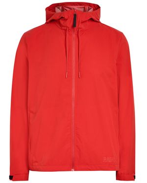 Rains Mito Water-Repellent Hooded Shell Jacket - Red