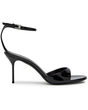 Paris Texas Lidia 70 Patent Leather Sandals - Black