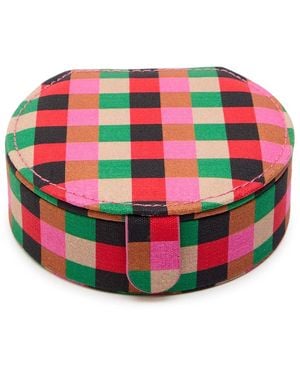 Daisy London Shrimps Checked Jewellery Box - Red
