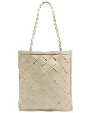 Bembien Le Tote Grande Woven Leather Tote - Natural