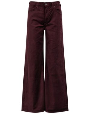 Citizens of Humanity Loli Wide-Leg Velvet Trousers - Purple