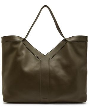 Saint Laurent Y Leather Tote Bag - Green