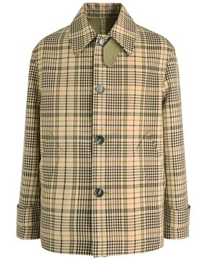 Ami Paris Plaid-Print Canvas Jacket - Multicolor