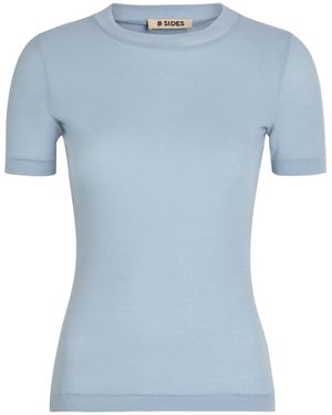 B Sides Vivien Cotton T-Shirt - Blue