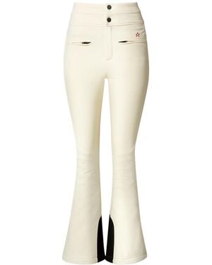 Perfect Moment Aurora Flared-Leg Ski Trousers - Natural