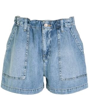 GOOD AMERICAN Lite Denim Shorts - Blue