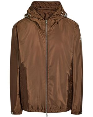 Moncler Remoray Hooded Nylon Jacket - Brown