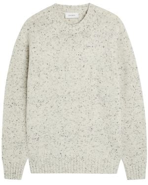 Les Deux Gary Fleck Wool-Blend Jumper - White
