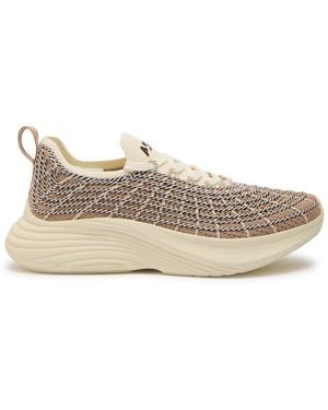 Athletic Propulsion Labs Zipline Embroidered Knitted Trainers - Brown