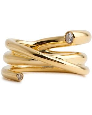 Completedworks Twisted 18Kt Vermeil Ring - Metallic