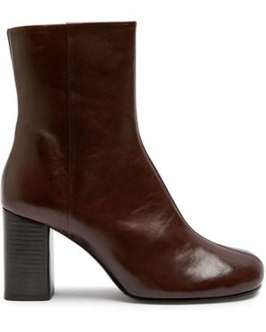 Lemaire Anatomic 80 Leather Boots - Brown