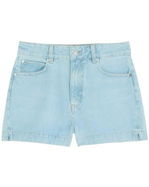 FRAME The Charm Denim Shorts - Blue
