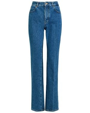 Balmain Slim Straight-Leg Jeans - Blue