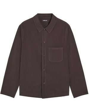Labo.art Chest Pocket Cotton Shirt - Brown