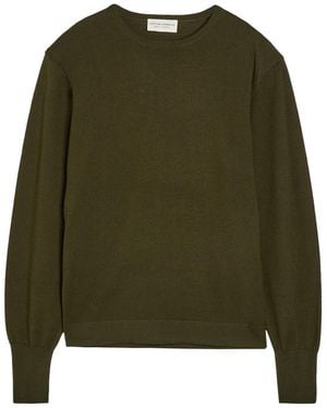 Officine Generale Nina Merino Wool Jumper - Green